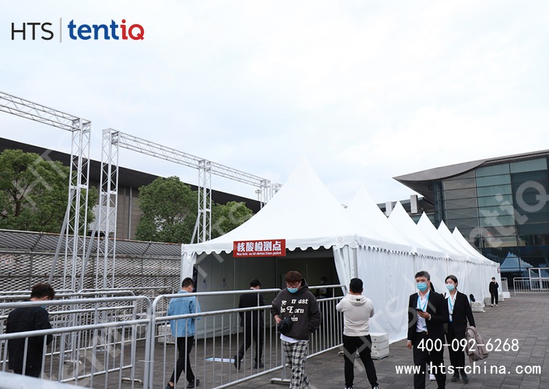 疫情當前，華燁鋁合金篷房助力防控行動！