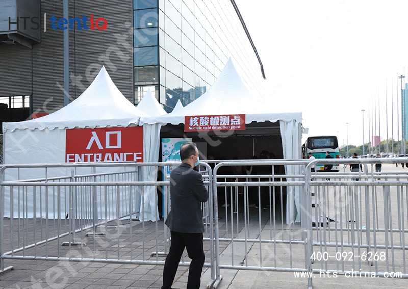 疫情當前，華燁鋁合金篷房助力防控行動！