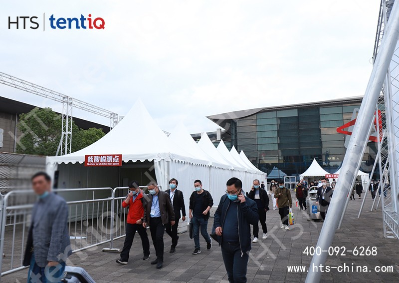 疫情當前，華燁鋁合金篷房助力防控行動！