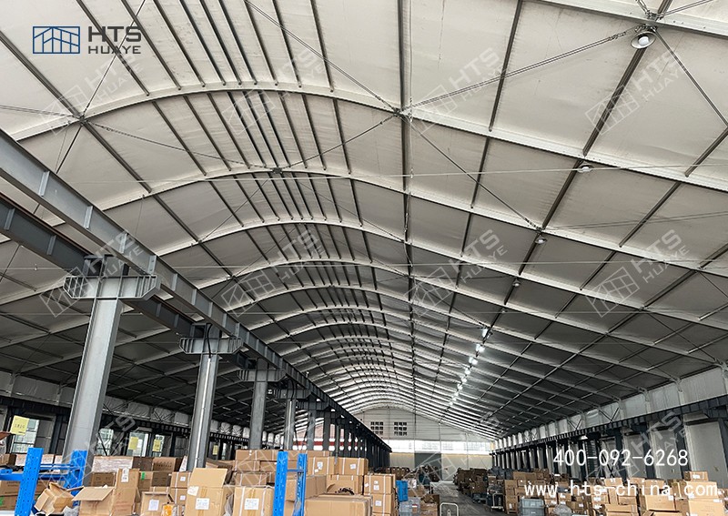 超3000平方米的工廠可拆卸篷房，真實案例分享