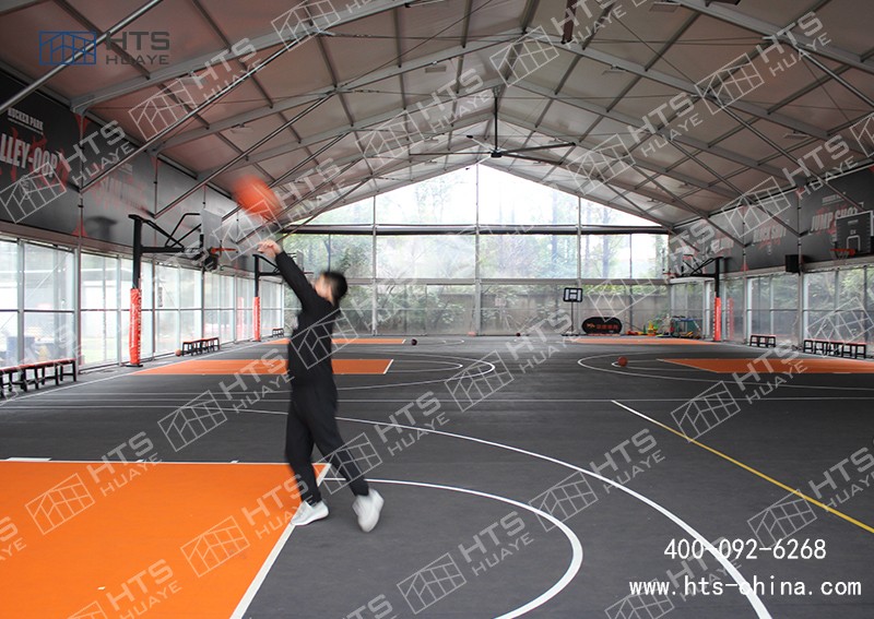 戶外篷房籃球館：家門口的運動場所，觸手可及的健康生活