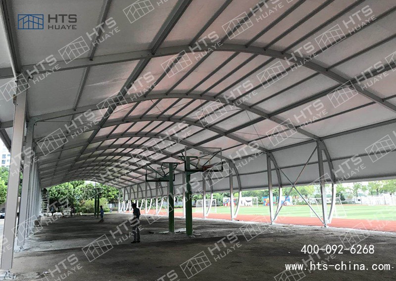 戶外篷房籃球館直接把閑置空地發展成熱土，喚醒城市沉睡資產