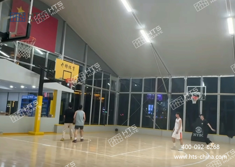 河南開封新增一座籃球館篷房，打造運(yùn)動(dòng)新地標(biāo)