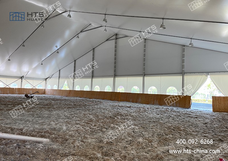 馬術館篷房為中小學開展馬術特色教育提供了有力支撐