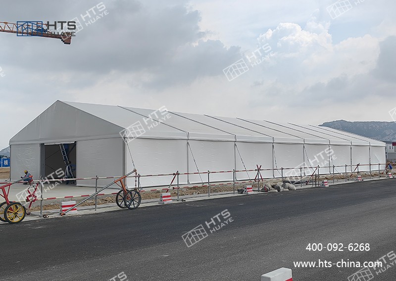 為核電行業提供的第6座倉儲篷房，事實證明“好產品自帶說服力”