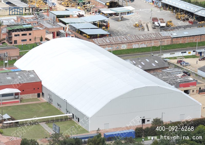 華燁海特斯助力哥倫比亞！4560㎡Polygon 篷房 20 余天高效交付